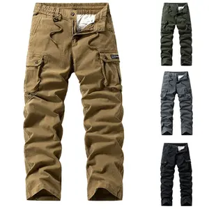 Washed Vintage Loose Tapered Work Pants - Classic Fit, Versatile for Work & Casual, Unique Vintage Wash Finish