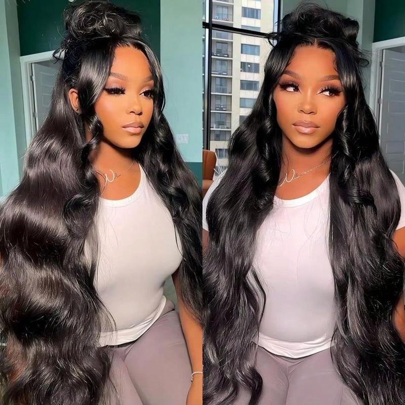 40Inch 13x4 Body Wave Lace Front Wigs Human Hair Pre Plucked 13x4 Frontal Wigs Human Hair HD Lace Body Wave Wig 100% Human Hair Wigs For Women 180% Density