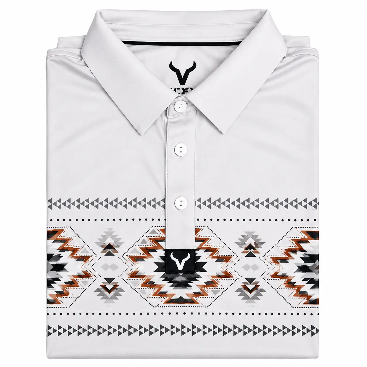 Vexil Brand - Polo - Aztec Canyon - White