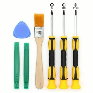 7-Piece T6, T8H, T10H Screwdriver Kit - The Ultimate Repair Tool For Xbox One, 360, PS3,