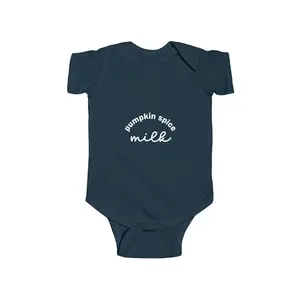 Pumpkin Spice Milk Organic Baby Onesie