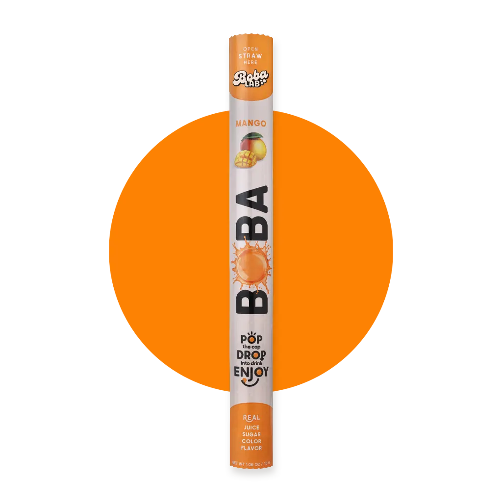 Mango Boba Straw Mango Boba Straw
