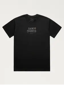 Saint Francis of Assisi Shirt 2 sideds  Graphic Tee Streetwear Aesthetic Retro Street Style for Everyday Fits, trendystyle streetwearvibes faithfashion