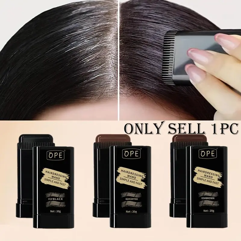 Waterproof Temporary Hair Dye Stick, Haircare Easy-Application Portable Design, Long-Lasting Color Without Fading, Perfect for Touch-Ups and Highlights, Highlighted Hair, Hair Touch Up For Roots
