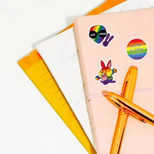 Pride Stickers, 200 PCS Rainbow Stickers for LGBTQ Sticker Packs in Bi Trans Lesbian Pride Stuff, Gay Stickers for Laptop Case Motorcycle Helmet