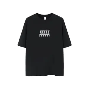 Unisex Super Heavyweight 100% Cotton Boxy Tee | Premium 300GSM Thick Oversized Streetwear T-Shirt | Vintage Wash Retro Fit Plain Top | Durable High Quality Essential