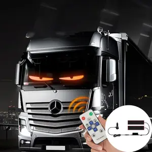 Car LED Matrix Panel Light, Foldable Remote Control Car LED Light, Car Decorative Light, Car Interior Lighting Accessories