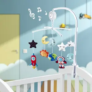 1 Set Baby Cartoon Bed Bells, Manual Rotating Baby Bed Bells, Cute Animal Shape, Popular Gifts