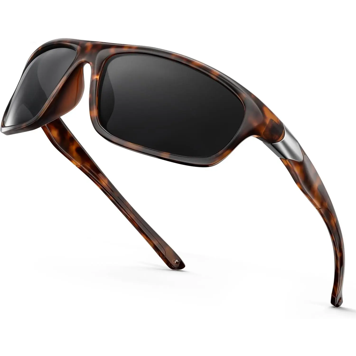 Polarized Bifocal Reading Sunglasses,TR90 Wrap Sports Bifocal Build-In Sun Readers, Fishing/Driving