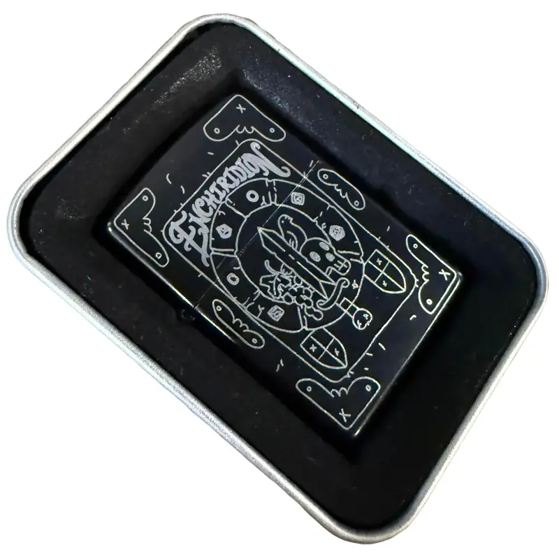The Adventurers Tome Enchiridion Petrol Lighter For Cartoon Fans Birthday Gift Fathers Day Present Christmas Gift