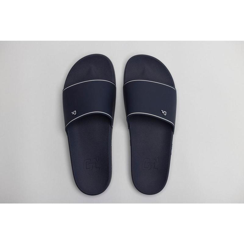 GL-X1 Unisex Navy Slide Sandals with Proprietary eXCleet Insole for All-Day Comfort & Ethically Sourced Materials