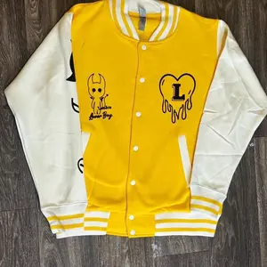 Yellow varsity jacket
