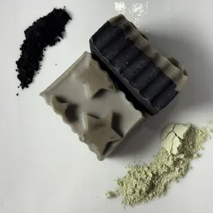 Starry Night Goats Milk Soap with Activated Charcoal Gentle Radiant Sensitive Silky Soothing Cleanser Moisturizer Hydrating Soap Base