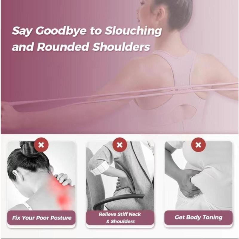 Resistance Bands Figure 8 Exercise Bands for Women 8 Shaped silicone Material for Arms Chest Expander