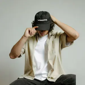 VIBES Wave Logo Cap – Unisex Adjustable Hat, Gift For Him Her