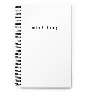 white and black notebook spiral bound 140 pages
