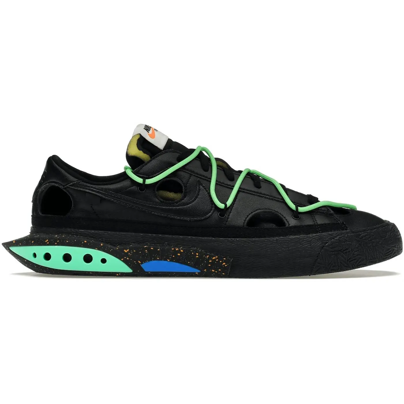 Nike Blazer Low Off-White Black Electro Green