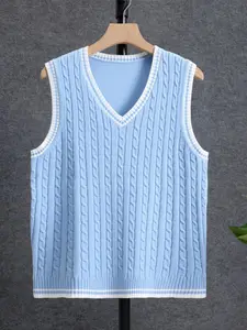 Men’s pullover V-neck vest/gilet, new casual knit sleeveless top - Valentine’s Day gift, everyday wear, essential piece, trendy style, must have item, wardrobe staple, wardrobe essential, must have piece