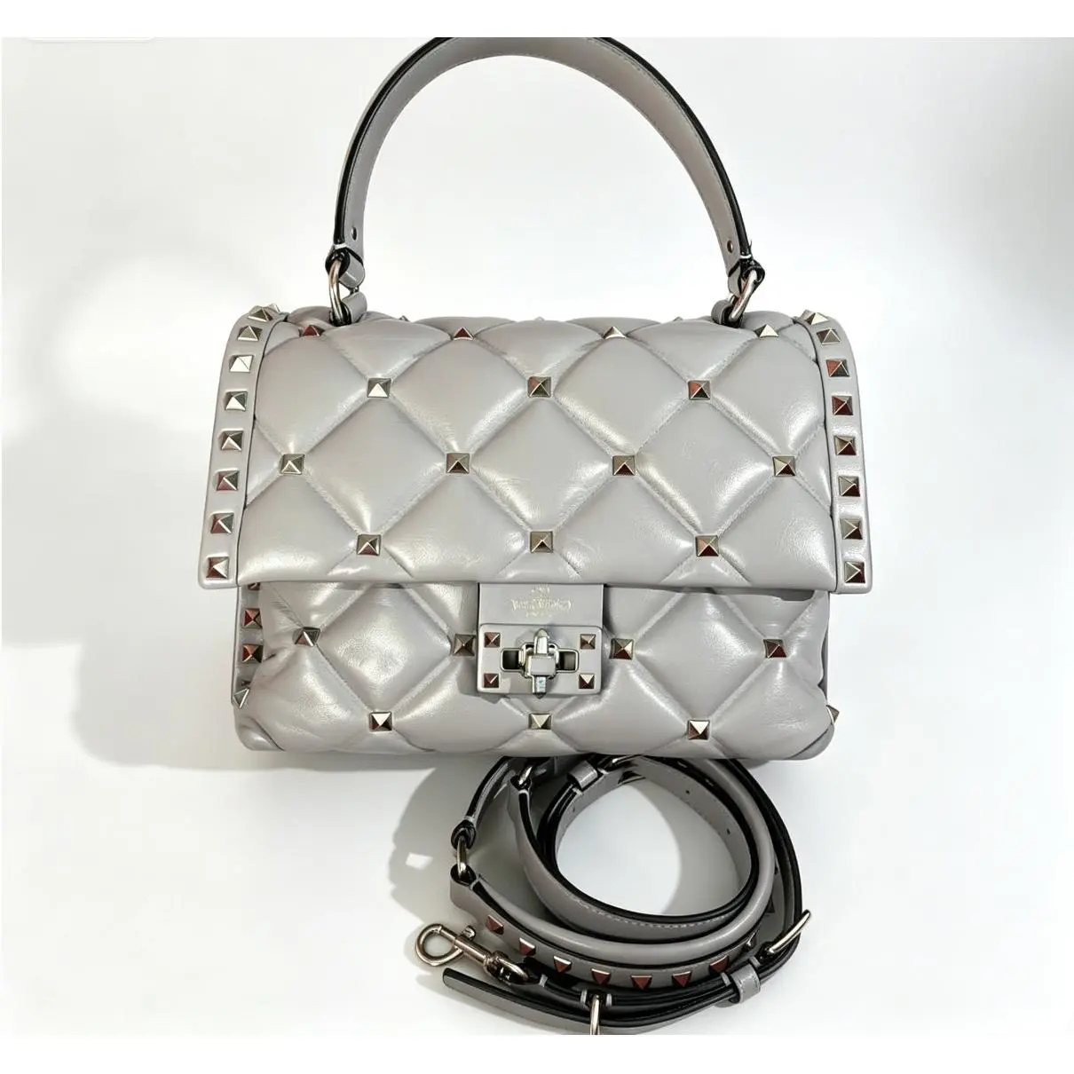 Pre-owned Valentino Leather Shoulder Bag D0515834083