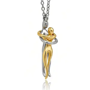 Hug pendant necklace is the perfect gift for mom, grandma, wife, daughter, or girlfriend | Valentine's Day, birthday, and anniversary gift.