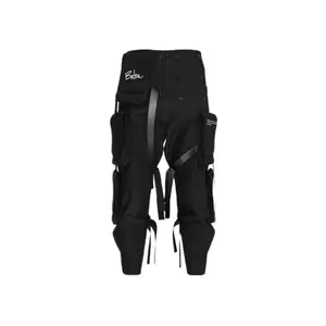 Baba Cargo Pants for Men - Black, Versatile Design with Pockets, Adjustable Drawstring, Comfortable Fit - Outfit, Small Trouser, Plain Beige