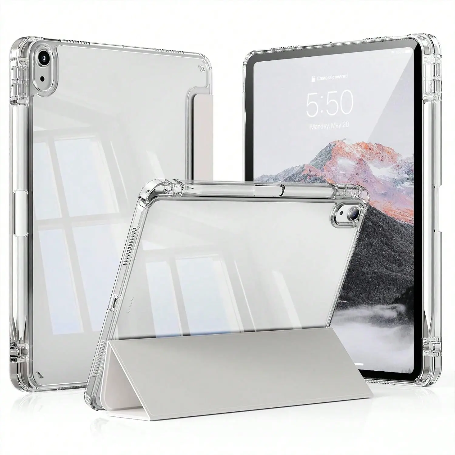 Premium Phone Case 1PC Tablet Protective Case Compatible with Ipad Soft Anti-Fall Protection, Ultra-Thin/Smart Stand/Auto-Wake Compatible with Ipad 9.7/10.2/10.9/11/12.9, 10th Gen, Air 11, Air4/5/6, and Galaxy A7/A8/A9+/S6/S7/S8/S9/S9FE/S10+
