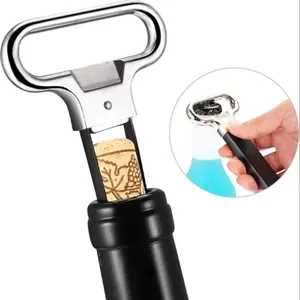 Wine Opener, 2 Counts Durable Alloy & ABS Material Wine Opener, Outdoor Camping Kitchenware for Red Wine, Champagne & Sparkling Wine