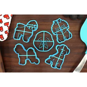 Bichon Frise Cutters - Bichon Frise Stack, Bichon Frise Face, Bichon Frise Outline