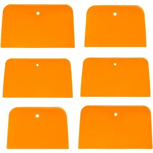 6 count  Filler Spreaders, 4, 5, 6 Inch  Auto  Fillers Plastic Spreader, Automotive  Filler Spreader for Applying Fillers  Repairs Putties Glazes Caulks