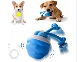 Interactive Dog Toys with Motion Activated, Squeaky Dog Toy Active Rolling Ball, Ball for Daily Training,Used for small dogs and cats , pet accessories, cute pet toys(2.95*2.95*4.33inch)