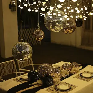 Yescom Mirror Disco Ball Party Bright Reflective Ball