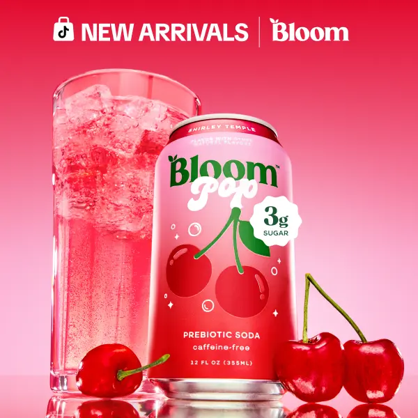 2 Packs Bloom Pop Prebiotic Soda