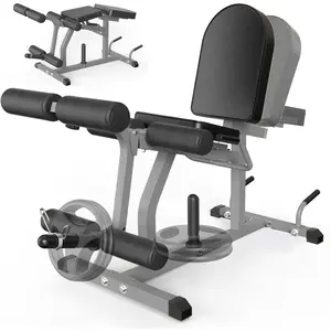 2-in-1 Adjustable Leg Extension and Curl Machine, Easy Transition, Home Gym Leg Machine, Weight Capacity 660LBS