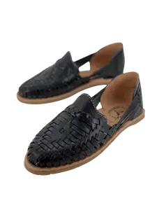 Women's Moccasin Trenza Leather Huarache