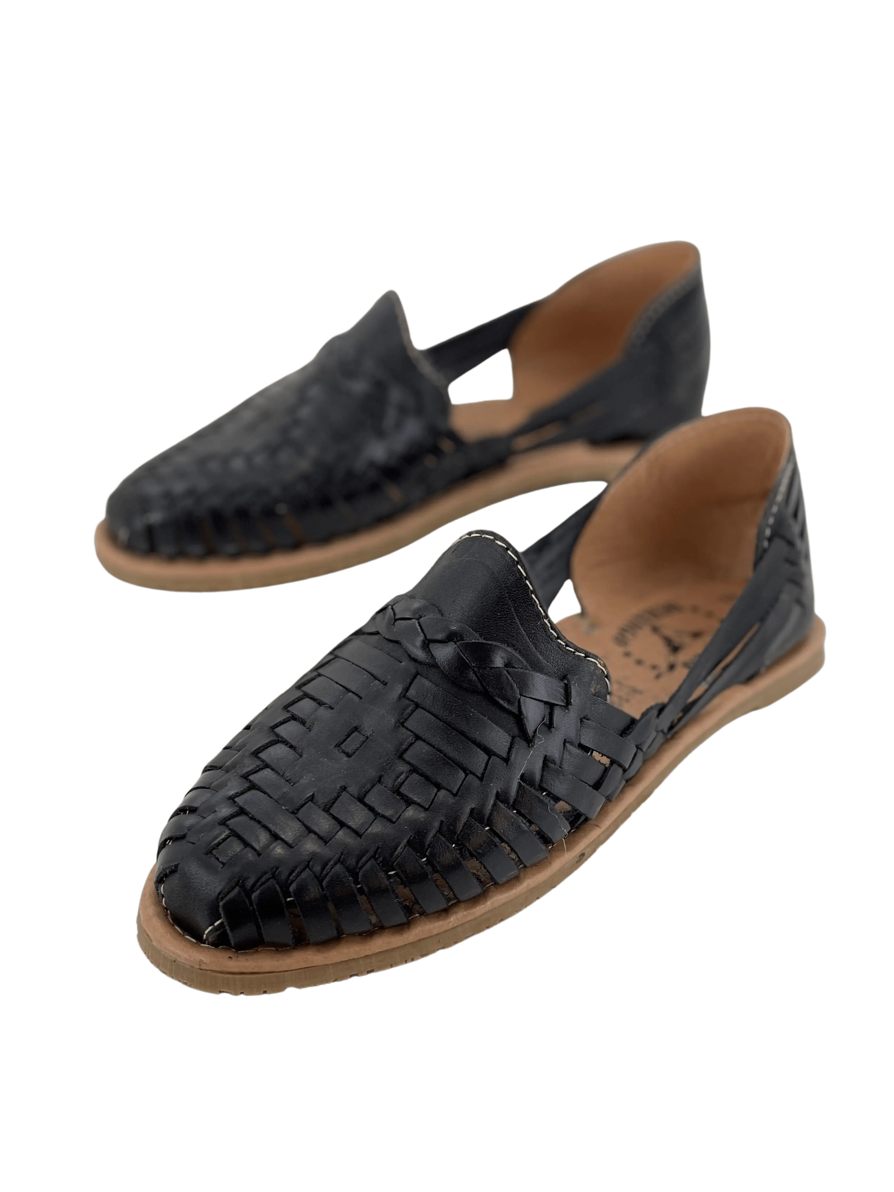 Women's Moccasin Trenza Leather Huarache