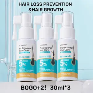 【BOGO+2！】, 5% Minoxidil Hair Loss Prevention, Hair Growth Essence, Nourishes Scalp, Repairs Hair, Promotes Growth, 30ML X 3 Bottles