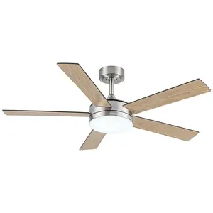 48 Inch Tracy Modern LED Ceiling Fan Downrod Mount with APP & Remote Control