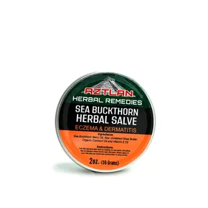 Sea Buckthorn Salve 2oz – Herbal Skin Repair Balm with Blended Vitamins & Minerals – Natural Hydration & Inflammation Relief