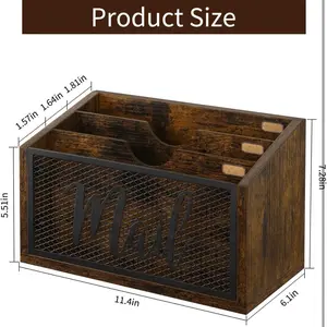 Mail Organizer Countertop,Letter Holder,Mail Sorter for Desk,Desktop Mail Basket,Mail Organizer Wall Mounted,Office Desk Organizers and Accessories for File Paper Folder