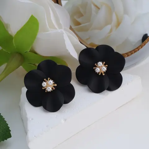 Mother's Day Gift Flower Design High Quality Earrings, Fashionable Jewelry for Women & Girls, Casual Trendy Jewelry, Trendy All-match & Exquisite Jewelry for Birthday Gift, Cute Earrings, Fashionable Jewelry Accessories, Earrings for Decorative