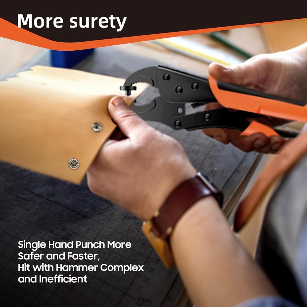 Heavy Duty Snap Fastener Tool, Snap Setter Tool with 100 Sets 4 Color Boat Cover Snaps, Snap Repair Kit, Repairing Boat Covers, Canvas, Fabric, Tarps