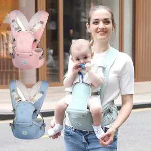 Baby Carrier Belt, Multifunctional Two-In-One Design, Removable Waist Seat, Starfish Print, Perfect Gift for Mommy & Baby