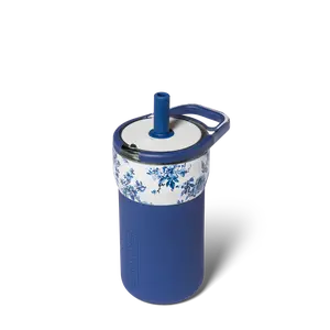 BrüMate Leap 12oz Kids Straw Tumbler | 100% Leakproof Prevents Spills | Silicone Sleeve Protects From Dents & Dings | Keeps Ice 24+ Hours | Cup Holder Friendly