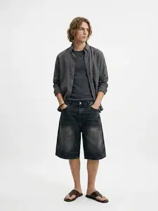 CAONAT Men’s Denim Shorts – Loose Fit Casual Jean Shorts, Lightweight Summer Streetwear Shorts for Daily Wear