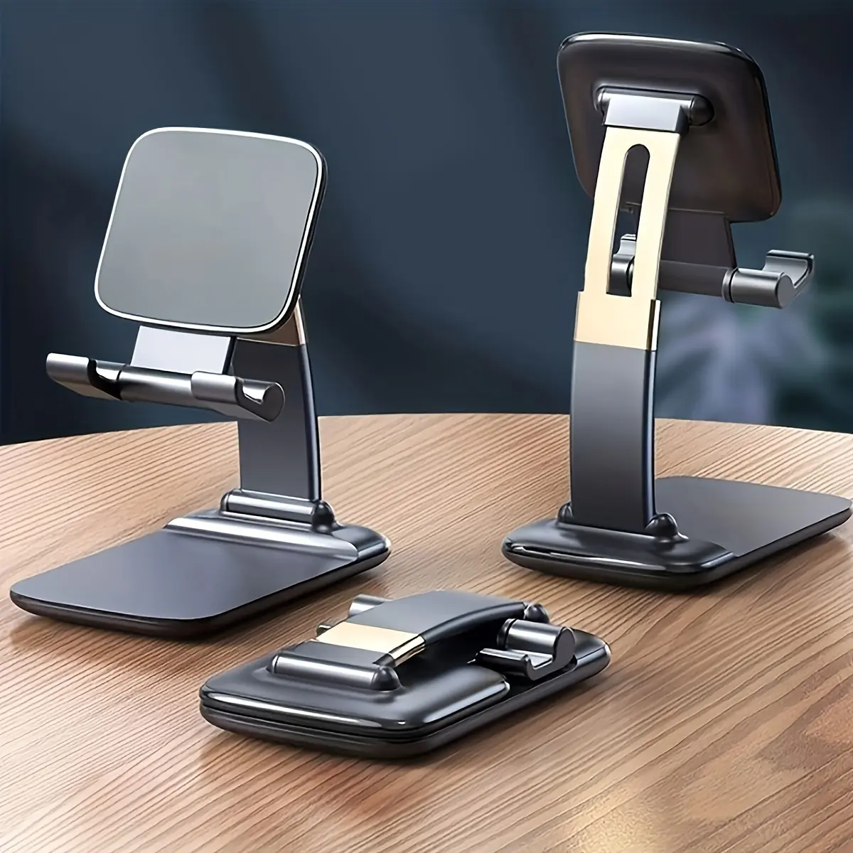 Lazy Retractable Mobile Phone Holder for Desk, Cell Phone Stand Adjustable Desktop Phone Universal Stand Portable Phone Holder Suitable for All Phones Telephone, Office Accessories