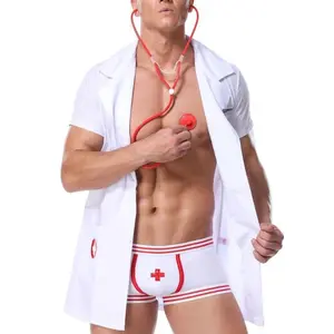 2025 Stage Outfits Fantasy Lingerie for Men Erotic Doctor Nurse Costumes for Nightlife Entertainment