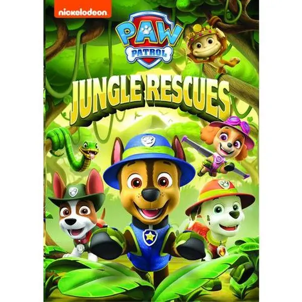 Paw Patrol: Jungle Rescues  [DVD Video Disc] Ac-3/Dolby Digital, Amaray Case, Dubbed, Widescreen