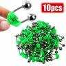 10Pcs Double Ring Fishing Bells with Plastic Clip Buckles, Fishing Accessories for Outdoor Fishing, Practical Fishing Equipment