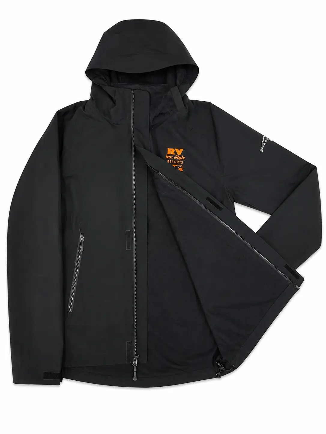 RV Inn Style Resorts Hooded Weather Jacket | Lightweight Outdoor Camping Jacket