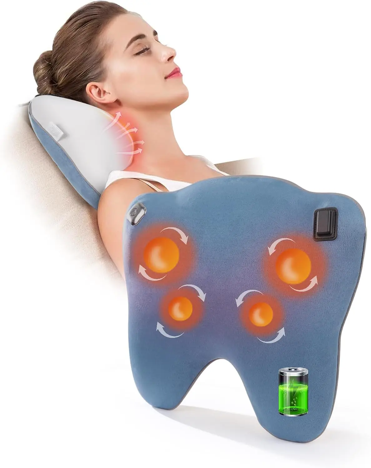 Cordless Pillow, comfort for Home, Office & Car
